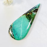 Large Sea Green Teardrop Crescent Lake Variscite Background