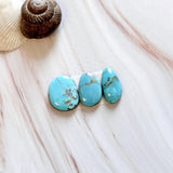 Medium Sky Blue Mixed Pilot Mountain Turquoise, Set of 3 Background