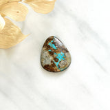 Large Sky Blue Freeform Royston Turquoise Background