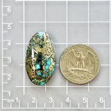 Large Sky Blue Oval Ithaca Peak Turquoise Dimensions