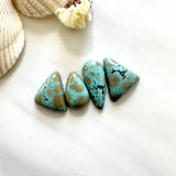 Small Sky Blue Mixed Treasure Mountain Turquoise, Set of 4 Background
