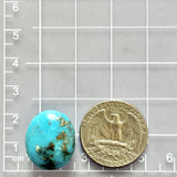 Large Sky Blue Oval Ithaca Peak Turquoise Dimensions