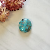 Large Ocean Blue Round Ithaca Peak Turquoise Background