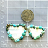 Small Mixed Mixed Mixed Turquoise, Set of 29 Dimensions