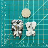 Medium Mixed Mixed White Buffalo Dolomite, Set of 10 Dimensions