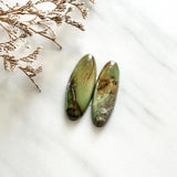 Large Mint Green Surfboard Crescent Lake Variscite, Set of 2 Background