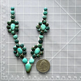 Small Mixed Mixed Mixed Turquoise, Set of 49 Dimensions
