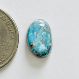 L14 x W9 x H5 Sky Blue Freeform Bisbee Turquoise Dimensions