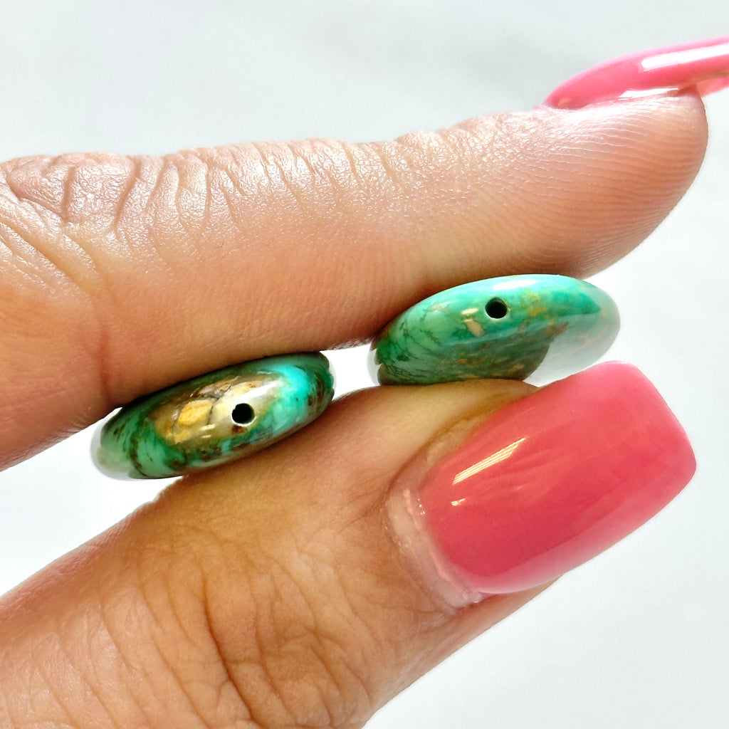 Sea Green Fox Turquoise Top Drilled Briolette – Turquoise Moose