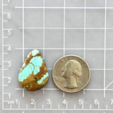 Large Sky Blue Teardrop Number 8 Turquoise Dimensions