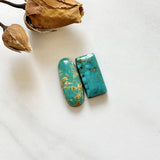 Medium Sea Green Mixed Pilot Mountain Turquoise, Set of 2 Background