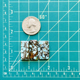 Large Sky Blue Bar Yungai Turquoise, Set of 3 Dimensions