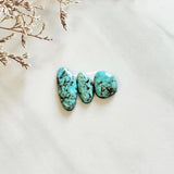 Small Sky Blue Freeform Carico Lake Turquoise, Set of 3 Background