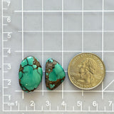 Medium Bamboo Green Mixed Bamboo Mountain Turquoise, Set of 2 Dimensions