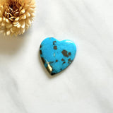 Large Sky Blue Heart Ithaca Peak Turquoise Background