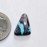 L18 x W14 x H4 Sky Blue Freeform Bisbee Turquoise Dimensions