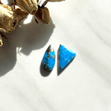 Large Sky Blue Mixed Ithaca Peak Turquoise, Set of 2 Background