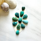 Small Mixed Mixed Mixed Turquoise, Set of 11 Background