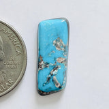 L22 x W9 x H4 Sky Blue Freeform Bisbee Turquoise Dimensions