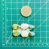 Small Mixed Mixed Mixed Turquoise, Set of 6 Dimensions