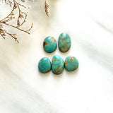 Small Mint Green Mixed Kingman Turquoise, Set of 5 Background
