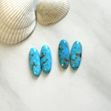 Small Sky Blue Surfboard Kingman Turquoise, Set of 4 Background