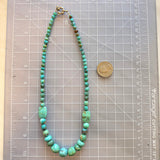Stabilized Kingman Turquoise Mixed Necklace 18 Inches