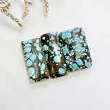 Large Sky Blue Bar Yungai Turquoise, Set of 3 Background