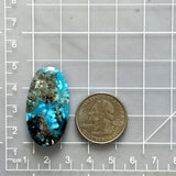 Large Sky Blue Oval Ithaca Peak Turquoise Dimensions
