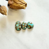 Small Sky Blue Freeform Number 8 Turquoise, Set of 3 Background