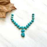 Small Sky Blue Mixed Lone Mountain Turquoise, Set of 19 Background