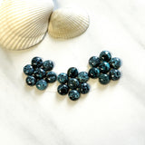 Small Deep Blue Round Yungai Turquoise, Set of 21 Background