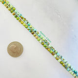 Sea Green Treasure Mountain Turquoise Round Beads