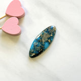 Large Sky Blue Surfboard Ithaca Peak Turquoise Background