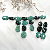 Small Mixed Mixed Mixed Turquoise, Set of 20 Background