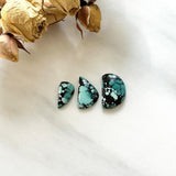 Small Sky Blue Mixed Yungai Turquoise, Set of 3 Background