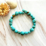 Sky Blue Fox Turquoise Nugget Beads Background