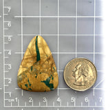 Large Deep Green Freeform Royston Turquoise Dimensions