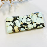 Medium Faint Blue Bar Treasure Mountain Turquoise, Set of 3 Background