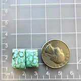 Medium Sky Blue Bar Namtso Lake Turquoise, Set of 2 Dimensions