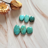 Medium Sky Blue Mixed Kingman Turquoise, Set of 6 Background