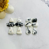 Medium Mixed Mixed White Buffalo Dolomite, Set of 12 Background