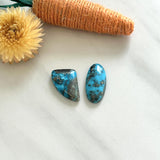 Large Sky Blue Mixed Ithaca Peak Turquoise, Set of 2 Background