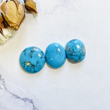 Medium Ocean Blue Mixed Ithaca Peak Turquoise, Set of 3 Background