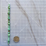 Small Sea Green Nugget Fox Turquoise Dimensions