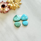 Medium Mixed Freeform Royston Turquoise, Set of 4 Background