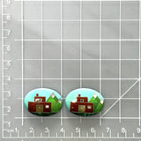 18x25mm Oval Inlay, Set of 2