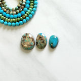 Medium Sky Blue Freeform Number 8 Turquoise, Set of 3 Background