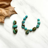 Small Mixed Mixed Tyrone Turquoise, Set of 14 Background