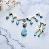 Small Mixed Mixed Mixed Turquoise, Set of 24 Background